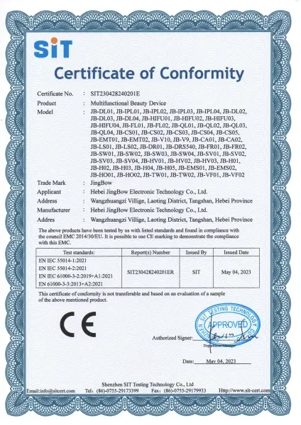 CE Certificate