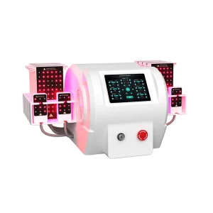 6D LipoLaser slimming machine with 12 treatment pads front view