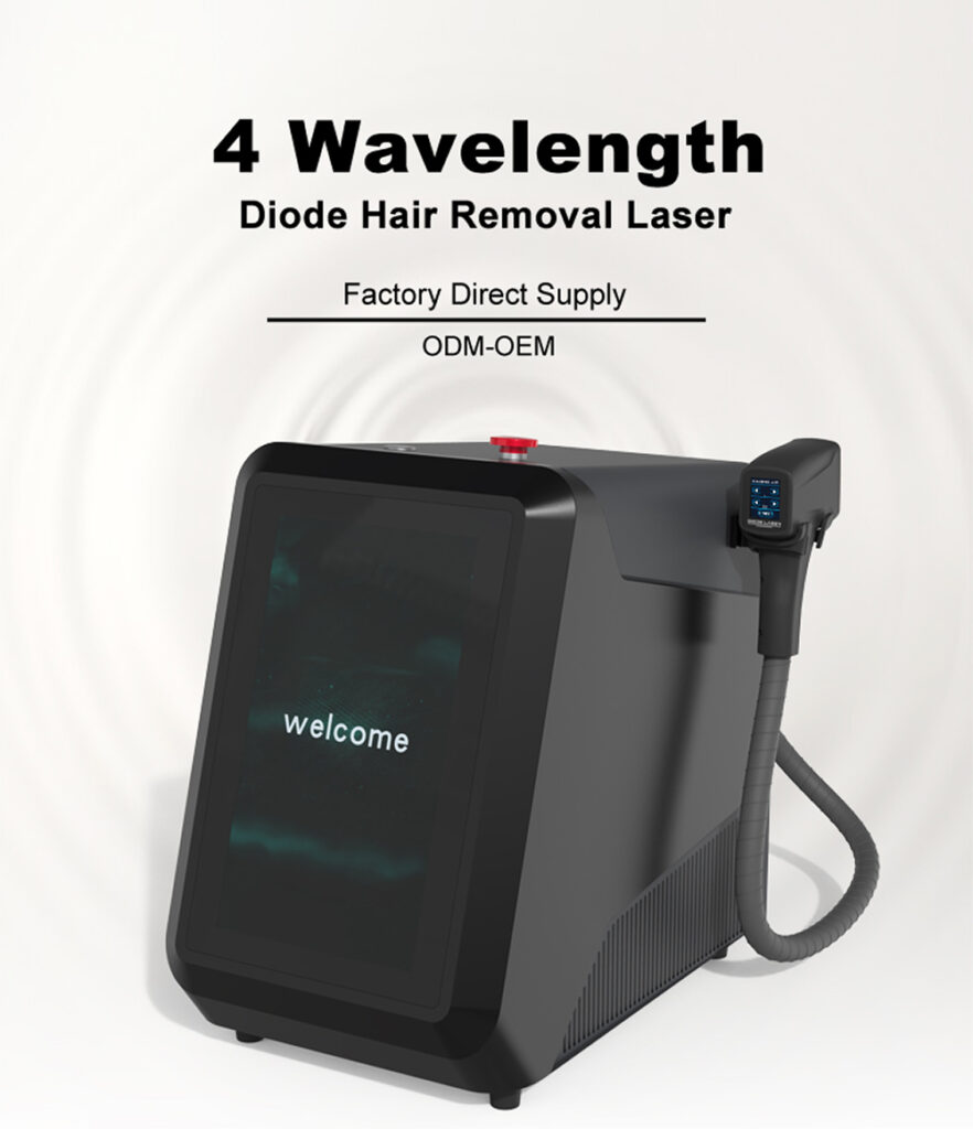advanced 4 wavelength diode laser hair removal machine (790nm/808nm/940nm/1064nm)
