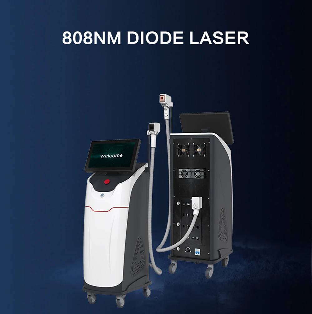 advanced 2000w 4 wavelength diode laser hair removal machine (755nm/808nm/940nm/1064nm)