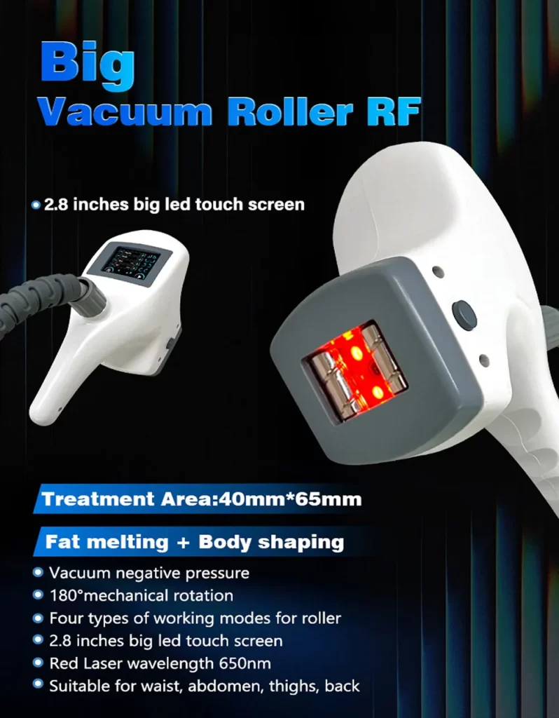 professional 4 in 1 vacuum roller rf body slimming & cellulite reduction machine