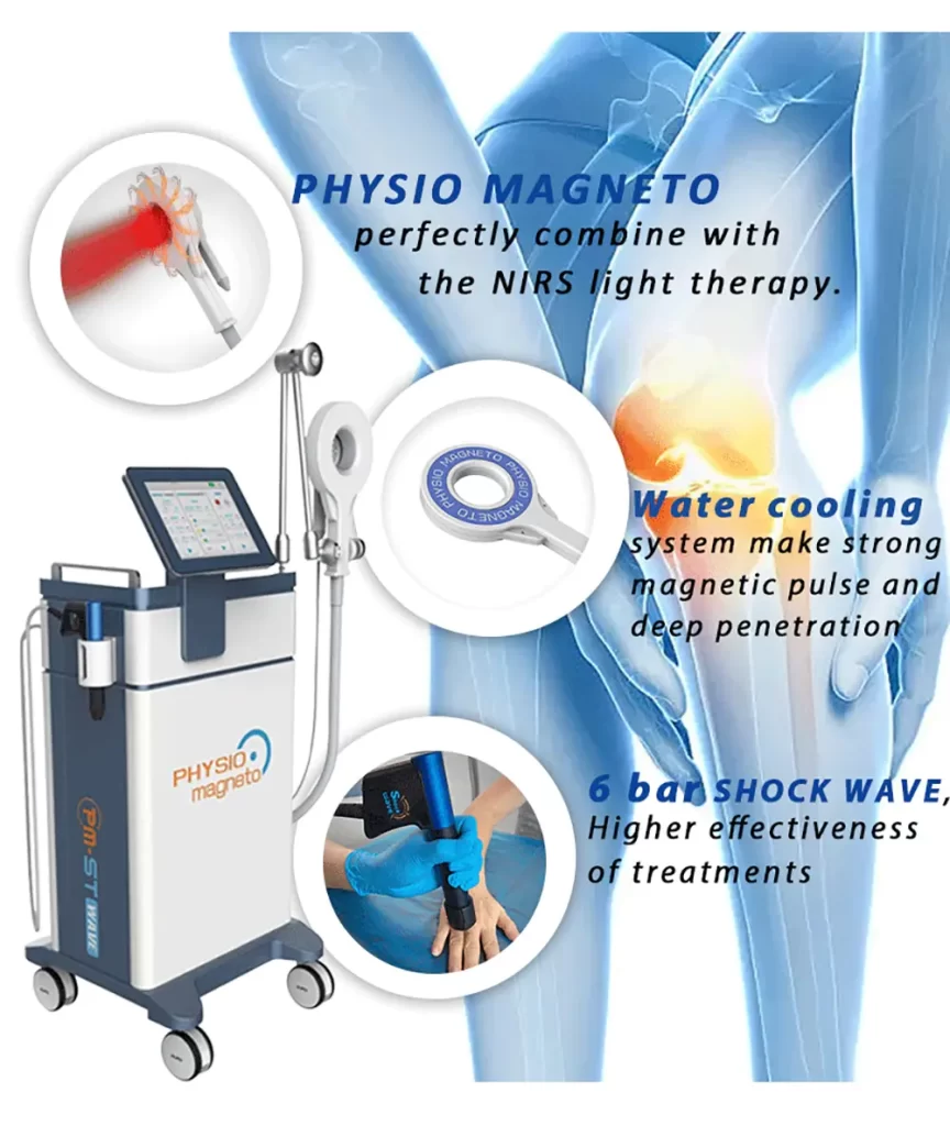 advanced 3 in 1 physio magneto emtt & shockwave therapy machine