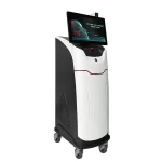 Diagram showing 755nm, 808nm, 940nm, and 1064nm diode laser penetration depths for professional hair removal