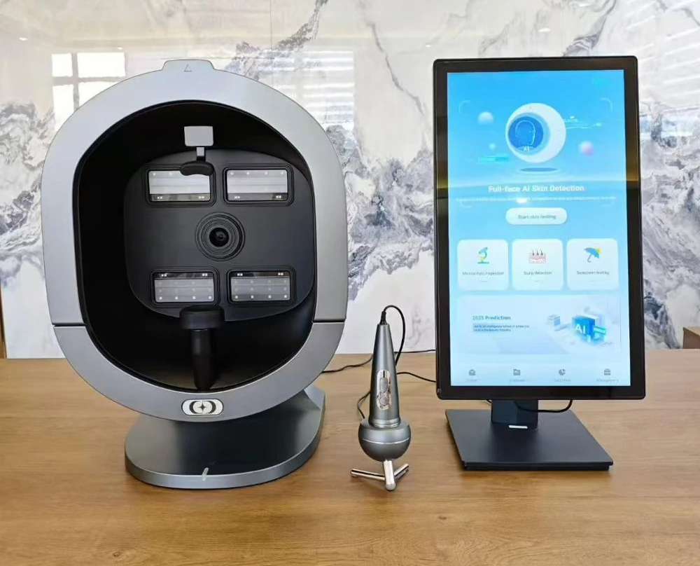 facial skin analyzer in a german clinic — it works really well 2