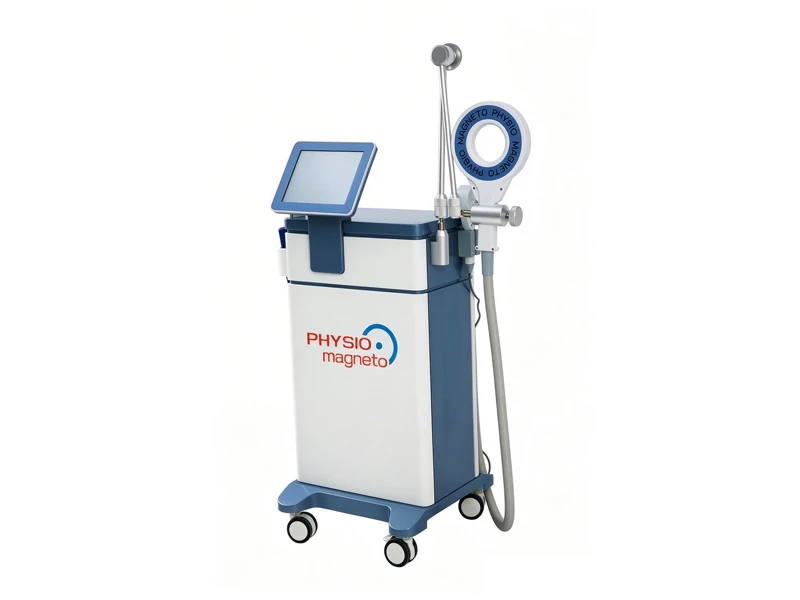 magnetic shockwave therapy machine in a mexican clinic — when a client becomes your reference banner