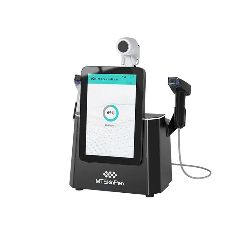 fractional rf microneedling device jb fr01 with touchscreen and ice hammer